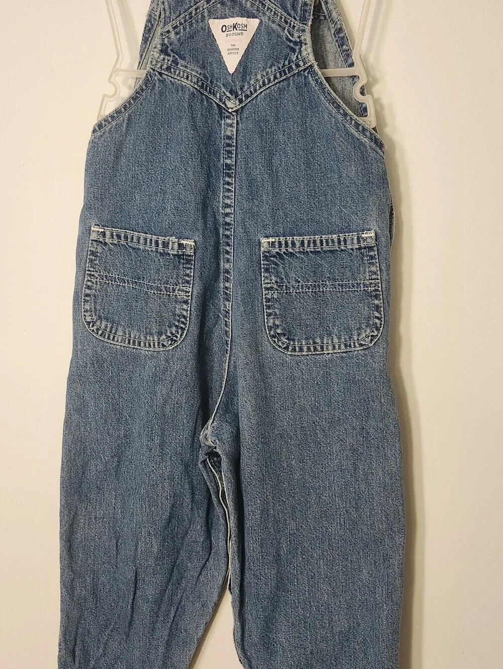 Vintage OshKosh B'gosh Vintage-Style Blue Denim Overalls 4T